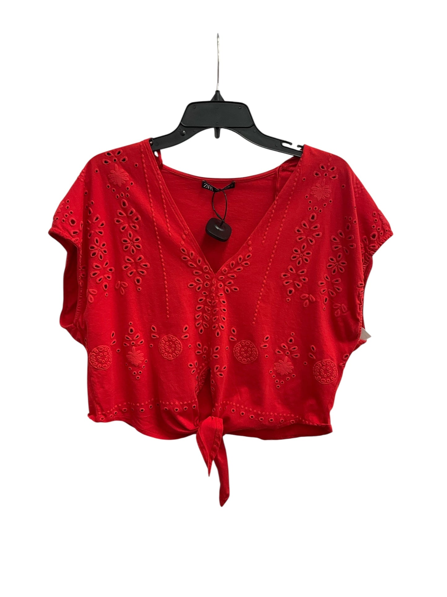 Top Ss By Zara In Red, Size:S