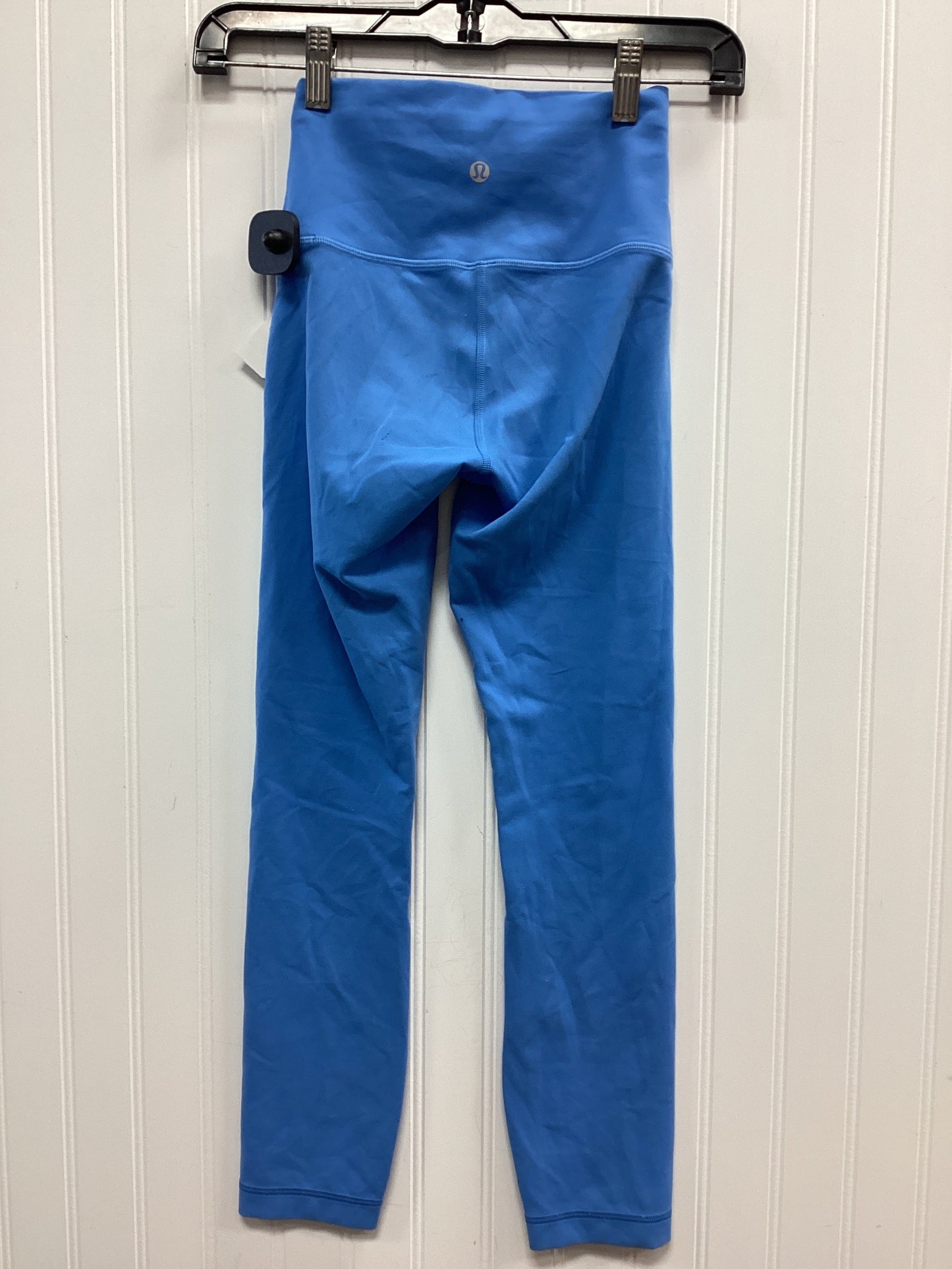 Athletic Leggings By Lululemon In Blue, Size:2