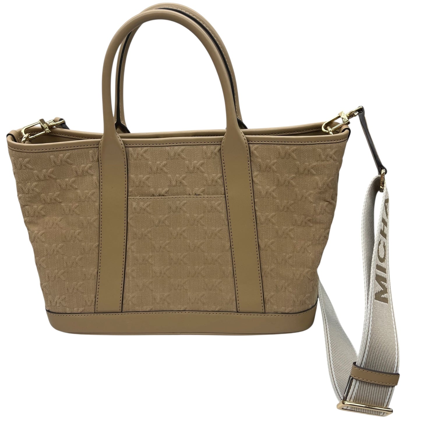 Handbag Designer By Michael Kors In Tan, Size:Medium