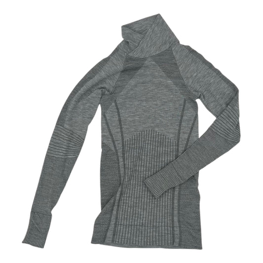 Athletic Top Ls Collar By Athleta In Grey, Size:Xs