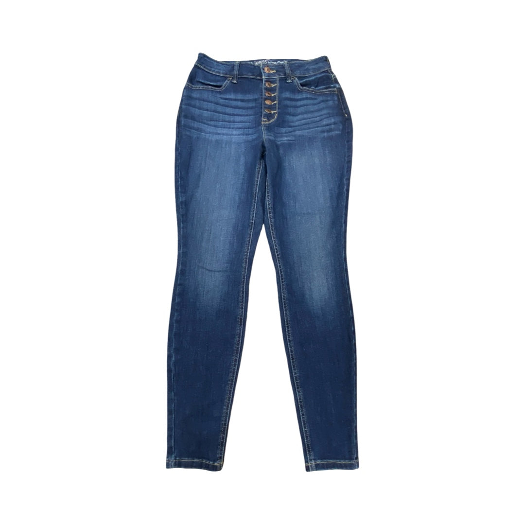 Jeans Skinny By Maurices In Blue Denim, Size:M