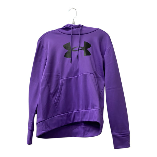 Athletic Sweatshirt Hoodie By Under Armour In Purple, Size:Xs