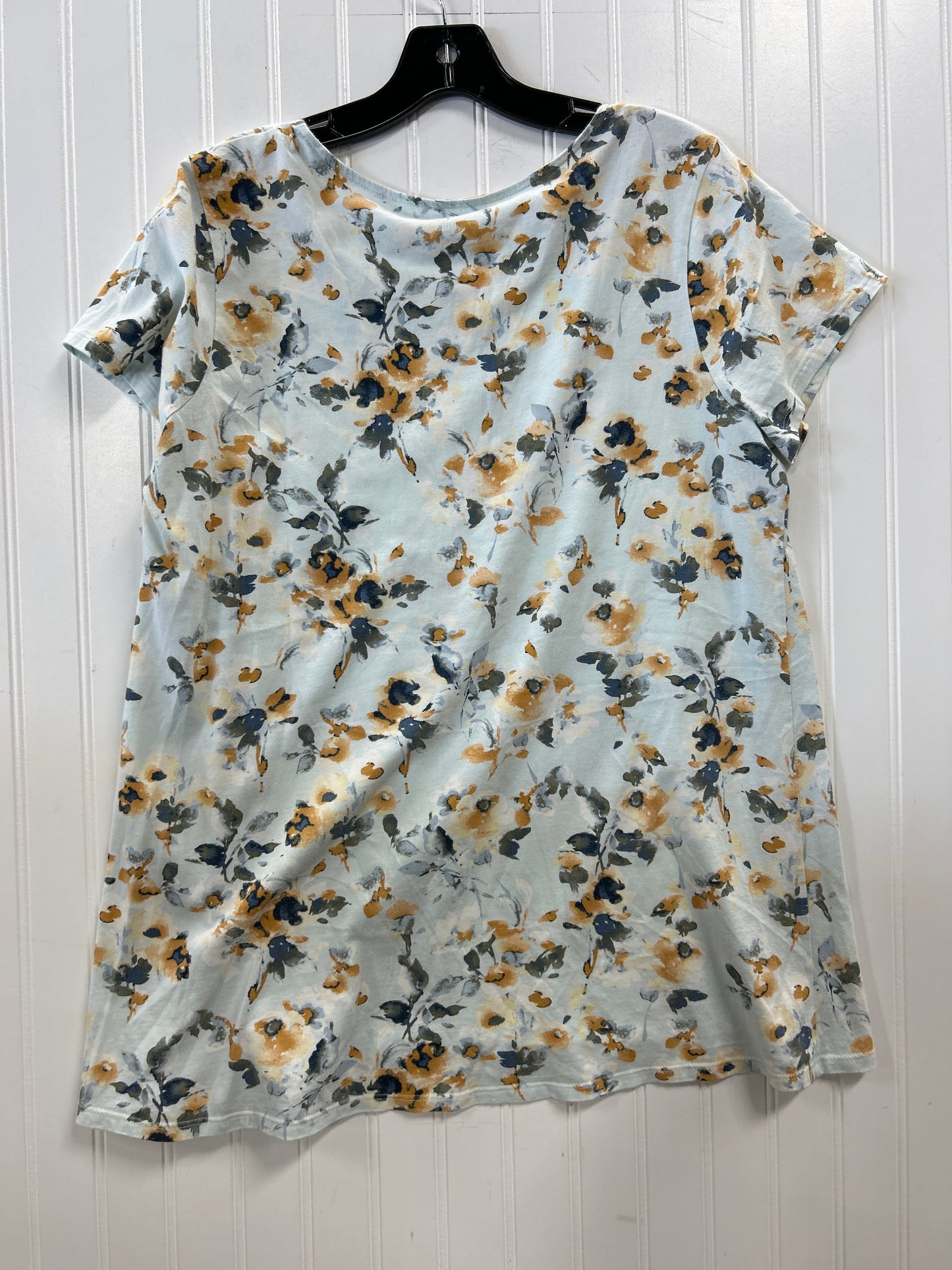 Top Ss By Pure Jill In Blue, Size:M