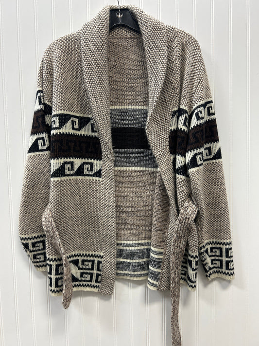 Sweater Cardigan By Cmc In Tan, Size:M