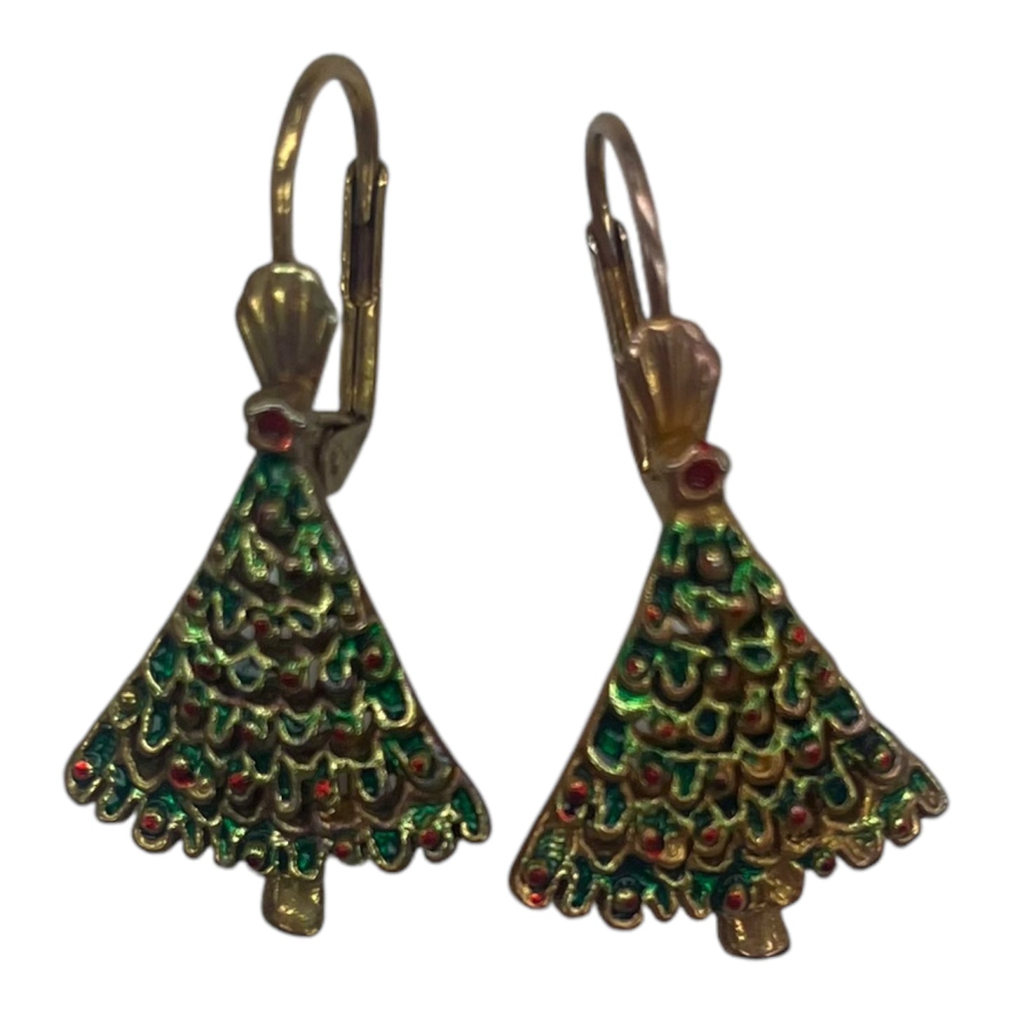 Earrings Dangle/Drop By Clothes Mentor In Green