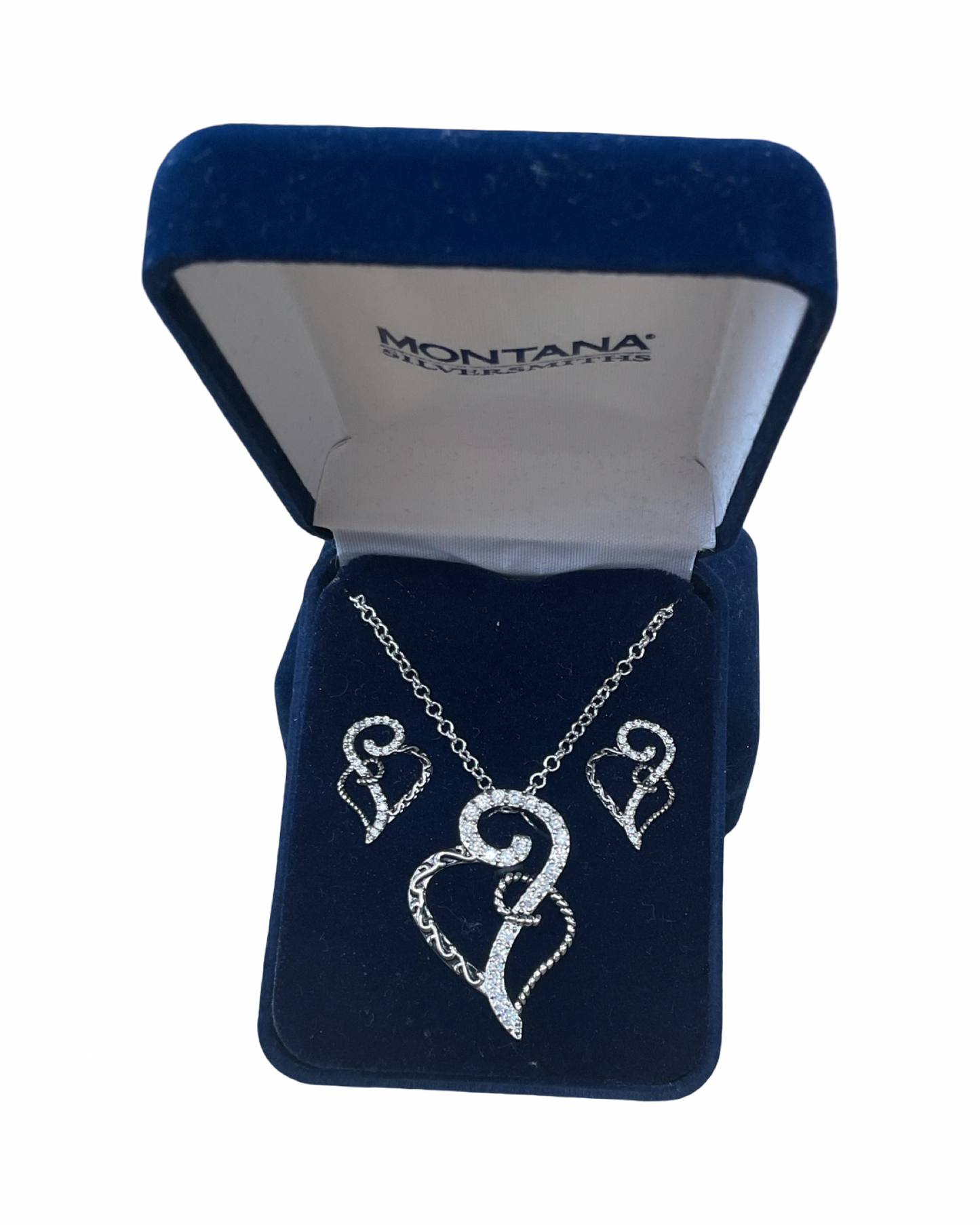 Necklace Other By Cmb In Silver, Size:02 Piece Set