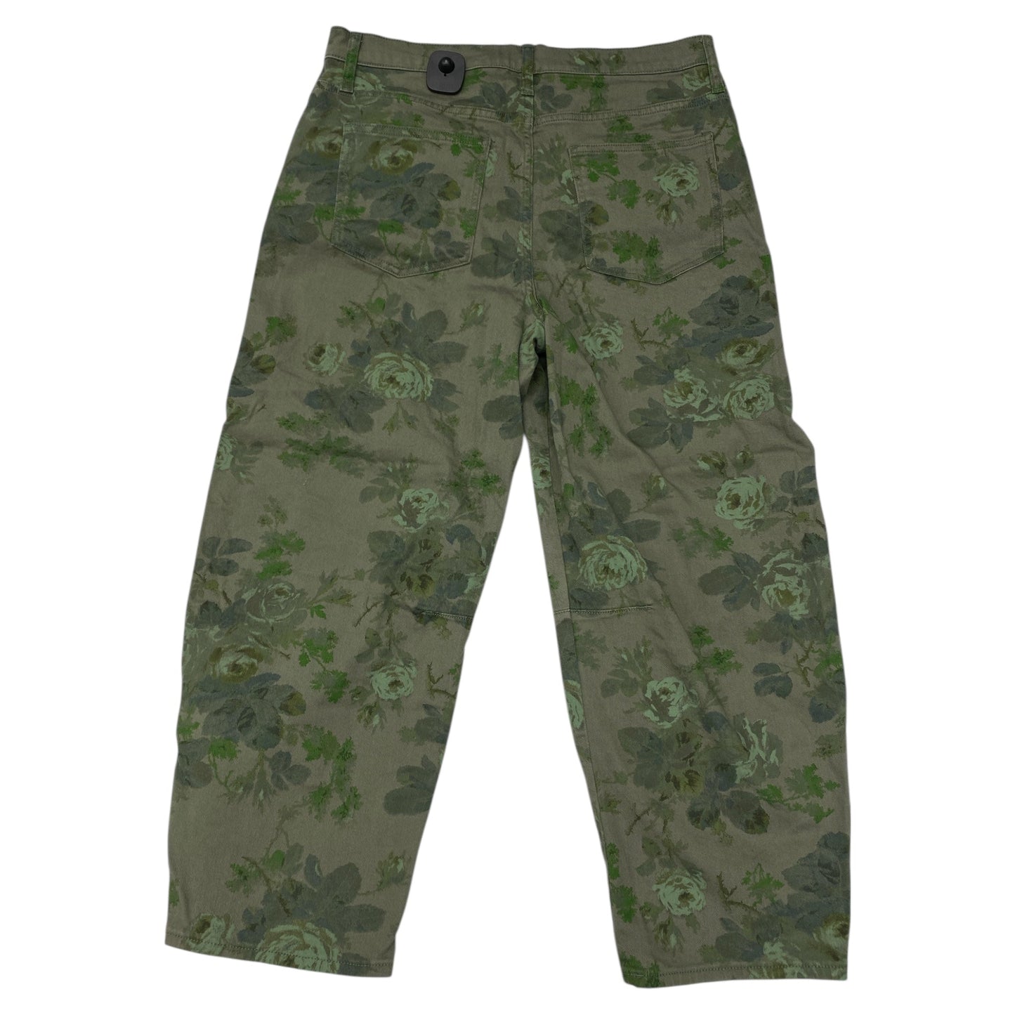 Jeans Wide Leg By Gap In Green Denim, Size:14