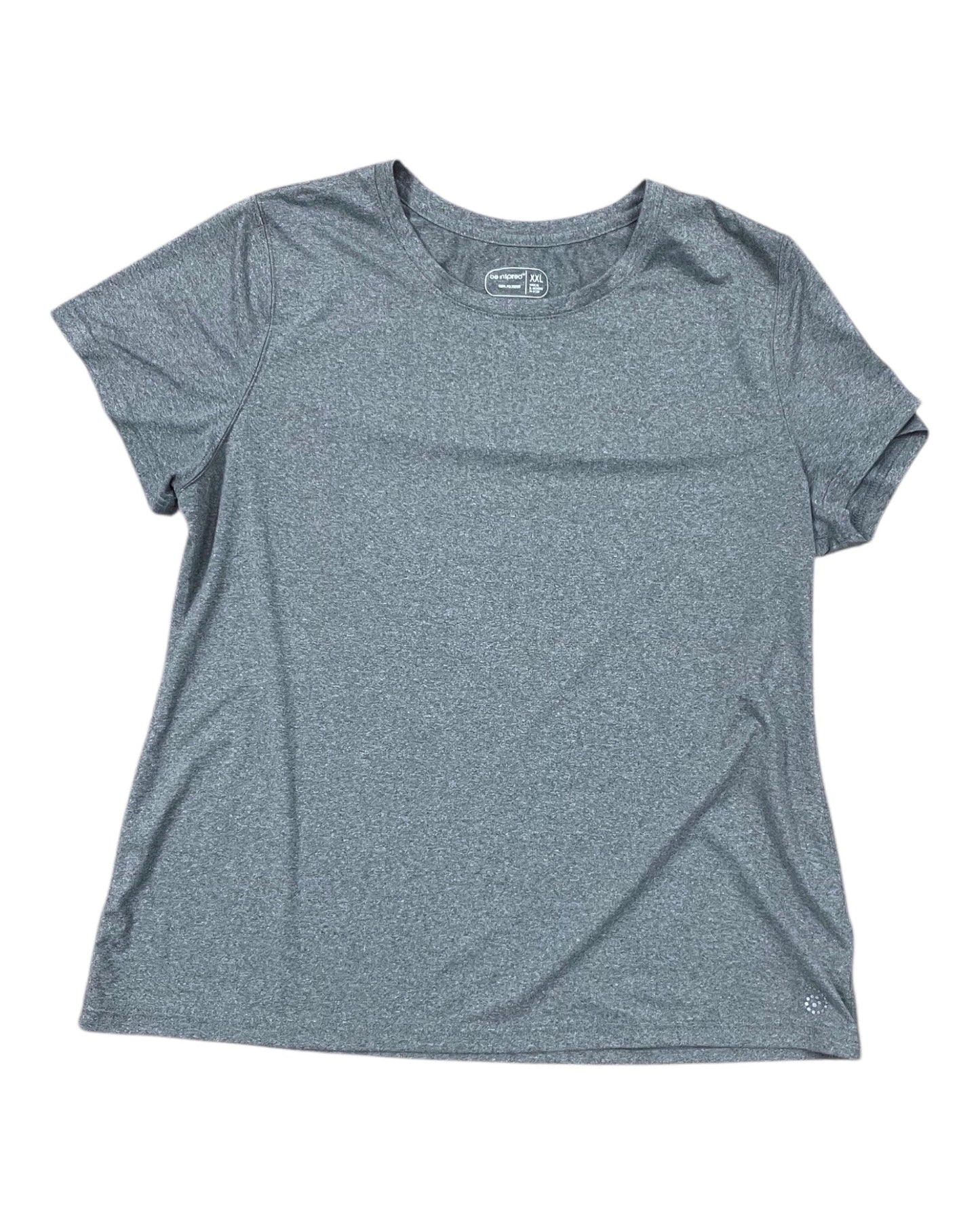 Top Ss Basic By Be Inspired In Grey, Size:1X