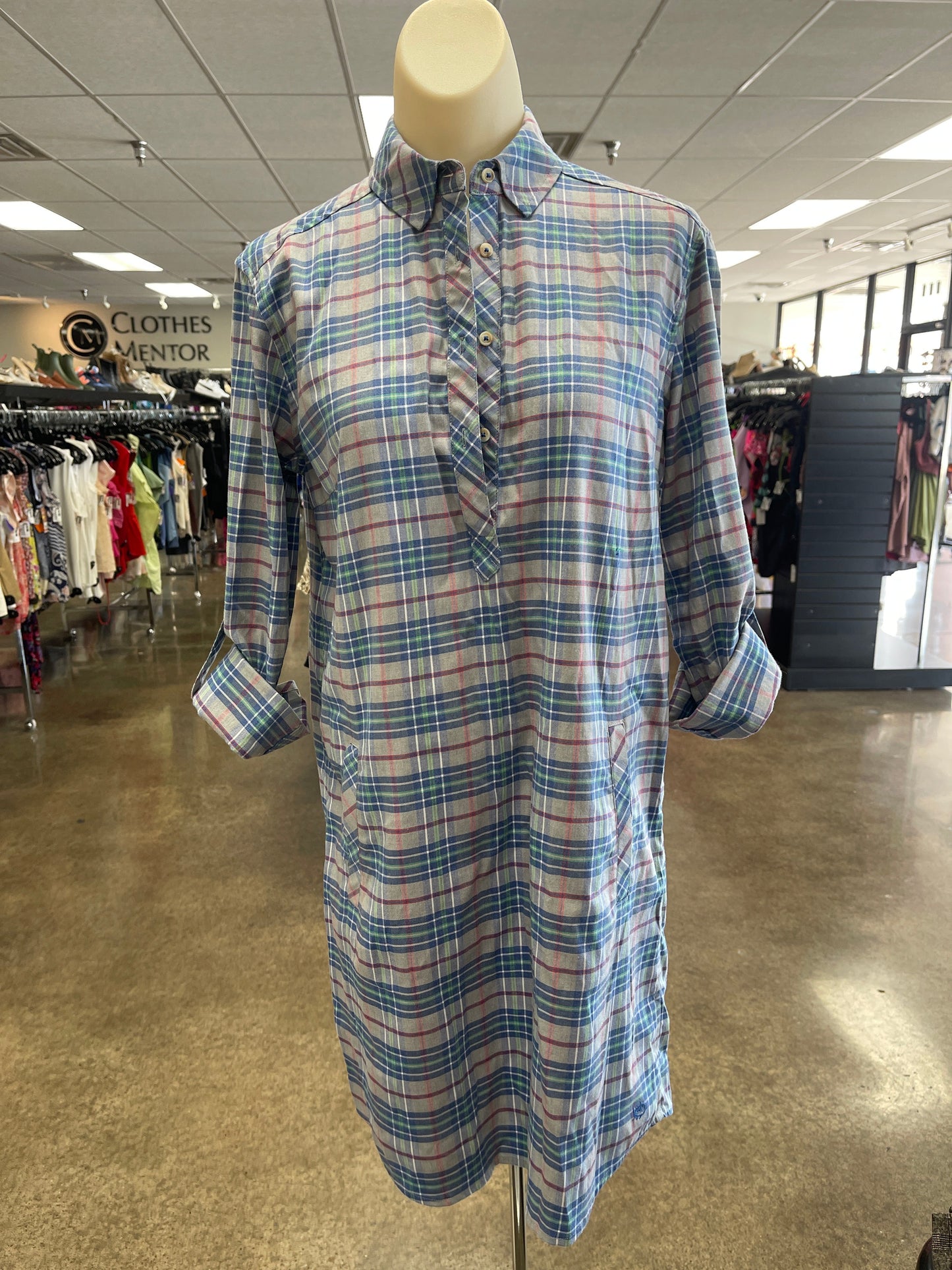 Dress Casual Short By Southern Tide In Plaid Pattern, Size:Xs