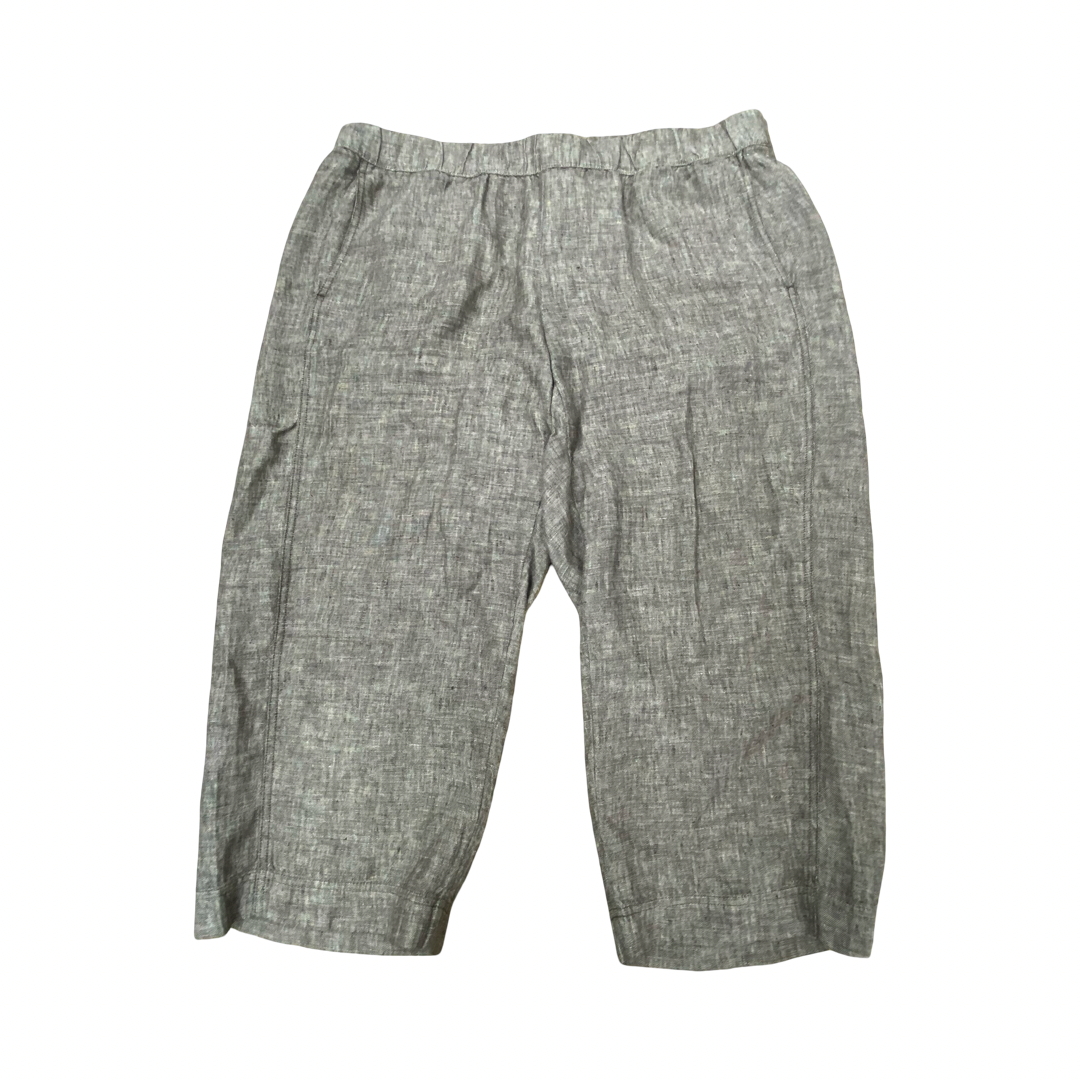 Pants Linen By Pure Jill In Brown, Size:2X