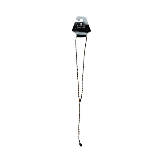 Necklace Designer By Kendra Scott In Brown & Gold