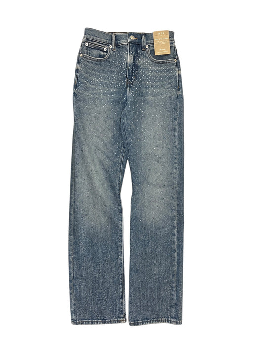 Jeans Straight By Madewell In Blue Denim, Size:0