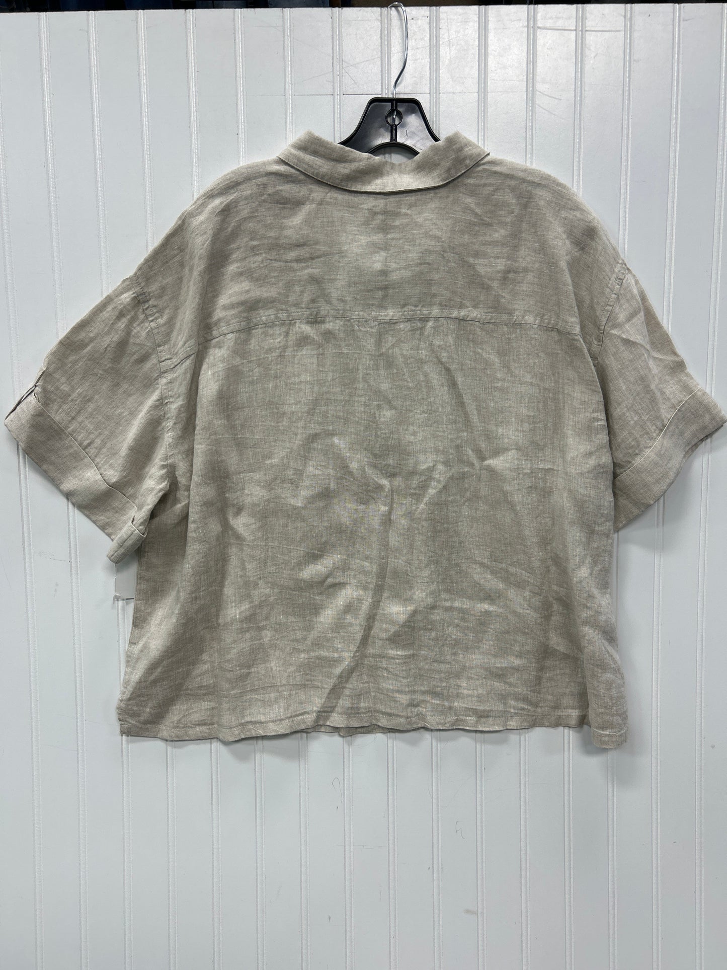 Top Ss By Chicos In Tan, Size:1X