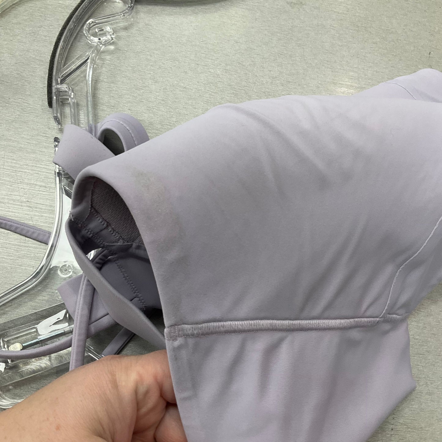 Athletic Bra By Lululemon In Purple, Size: 1x