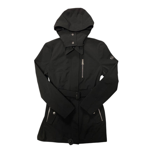 Coat Trench Coat By Calvin Klein In Black, Size:M