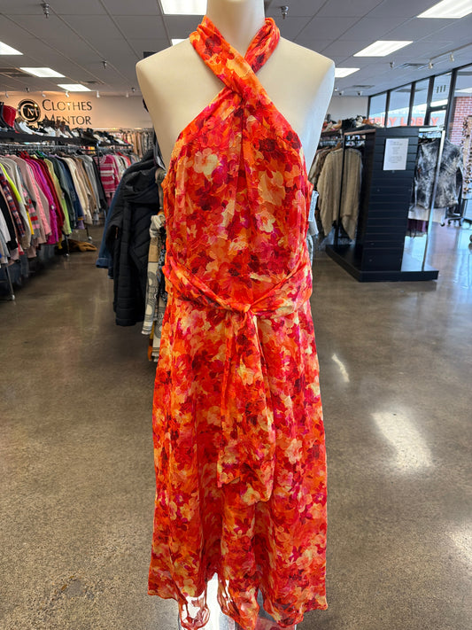 Dress Casual Maxi By Alex Marie In Orange & Red, Size:L
