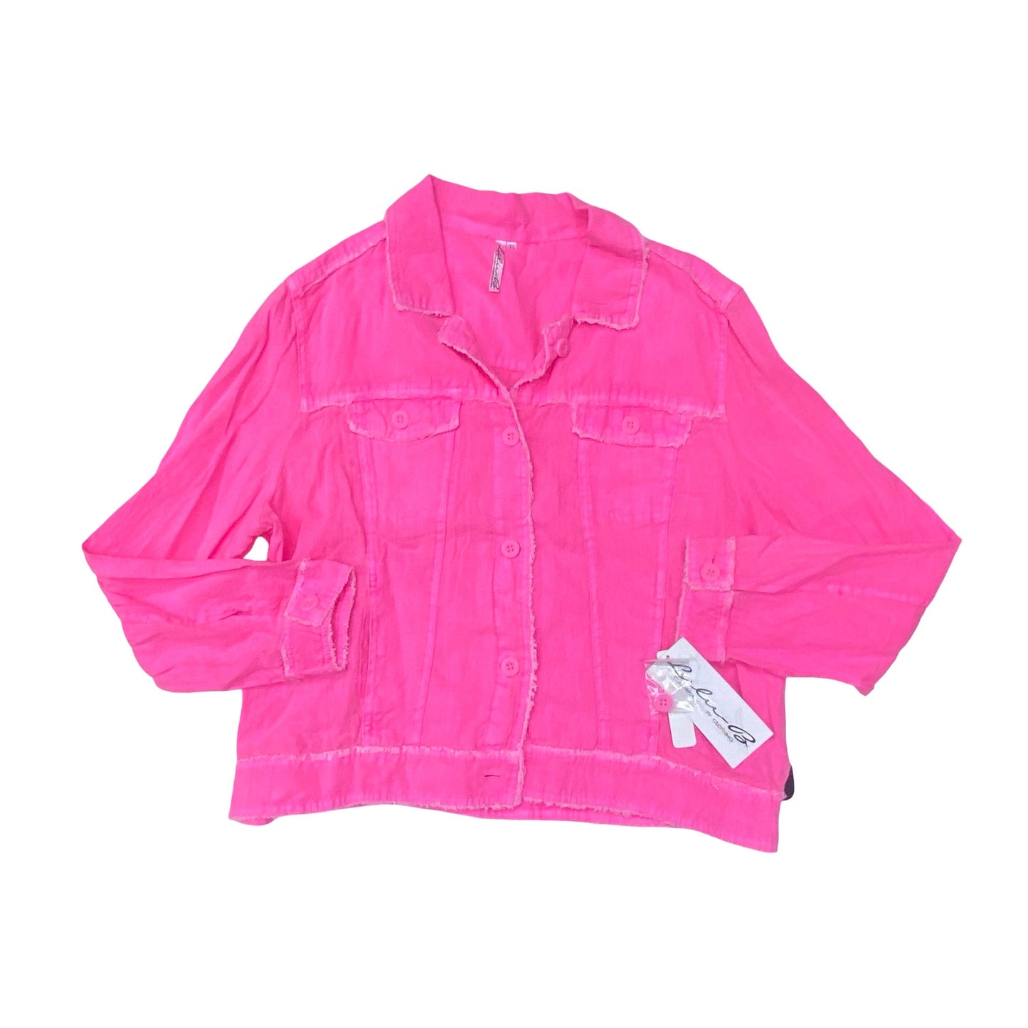 Jacket Other By Lulu B In Pink, Size:Xl