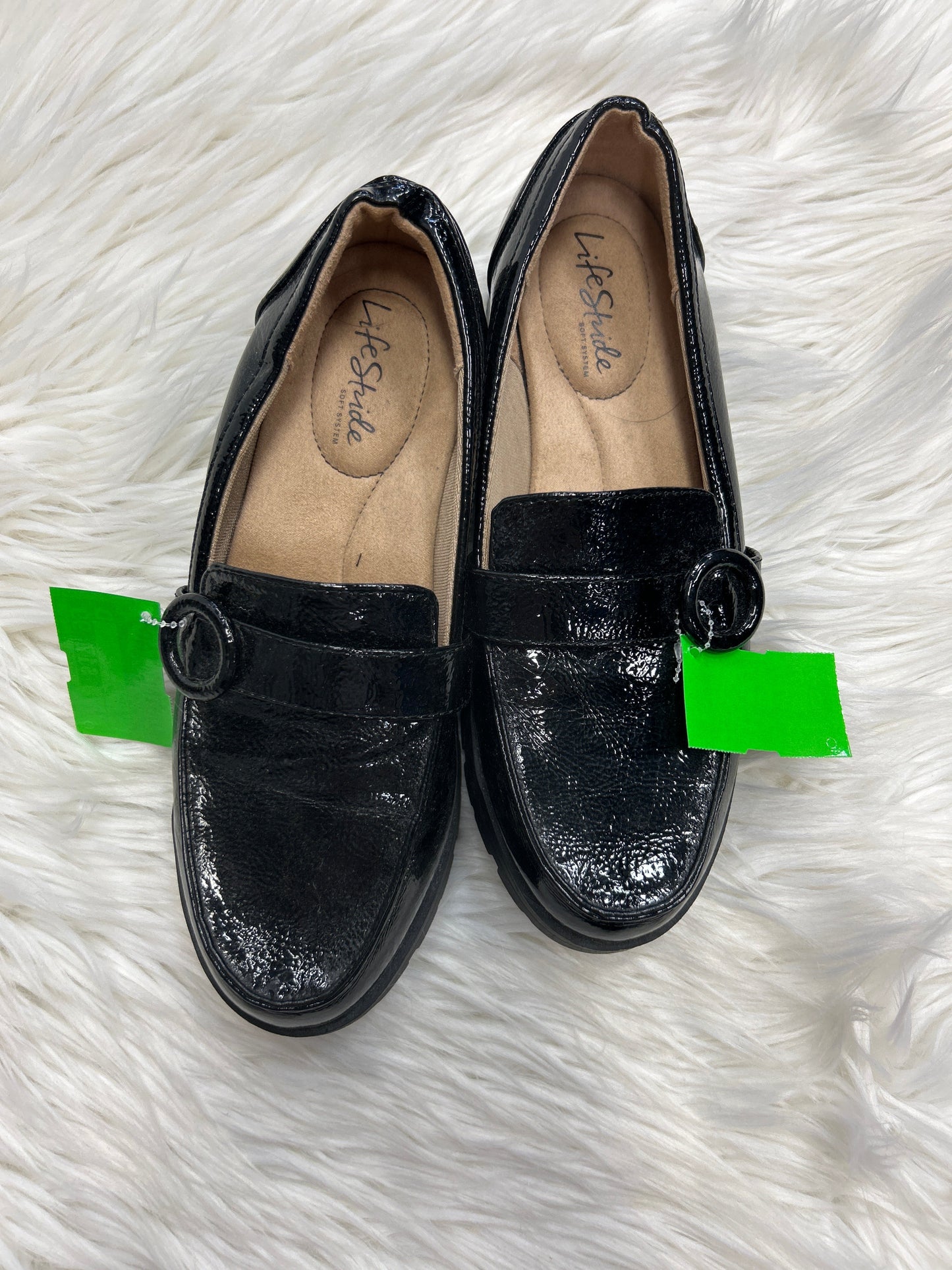 Shoes Flats By Life Stride In Black, Size:8