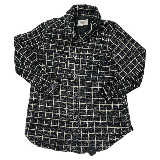 Blazer By Bb Dakota In Black & Gold, Size:M