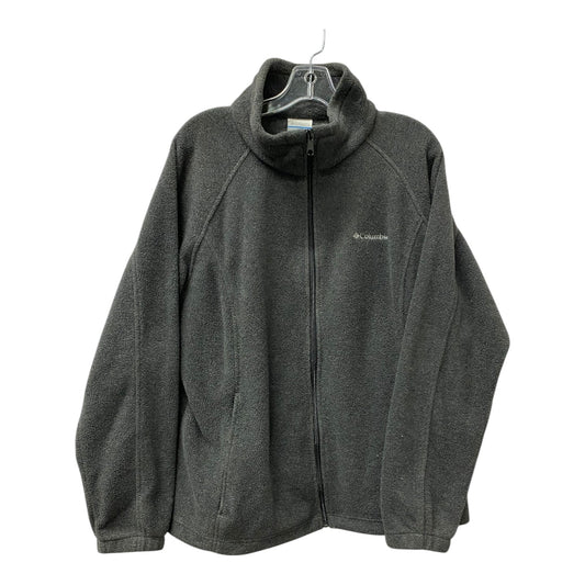 Athletic Jacket By Columbia In Grey, Size:2X