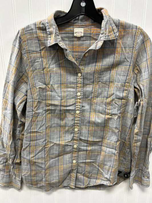 Top Ls By J. Crew In Grey, Size:S