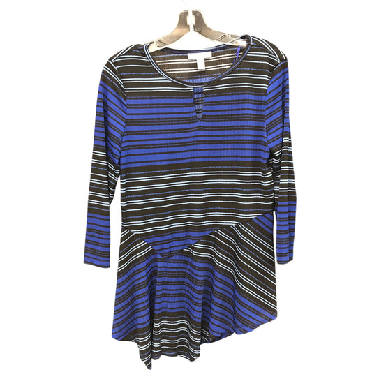 Top Ls By Dana Buchman In Striped Pattern, Size:S