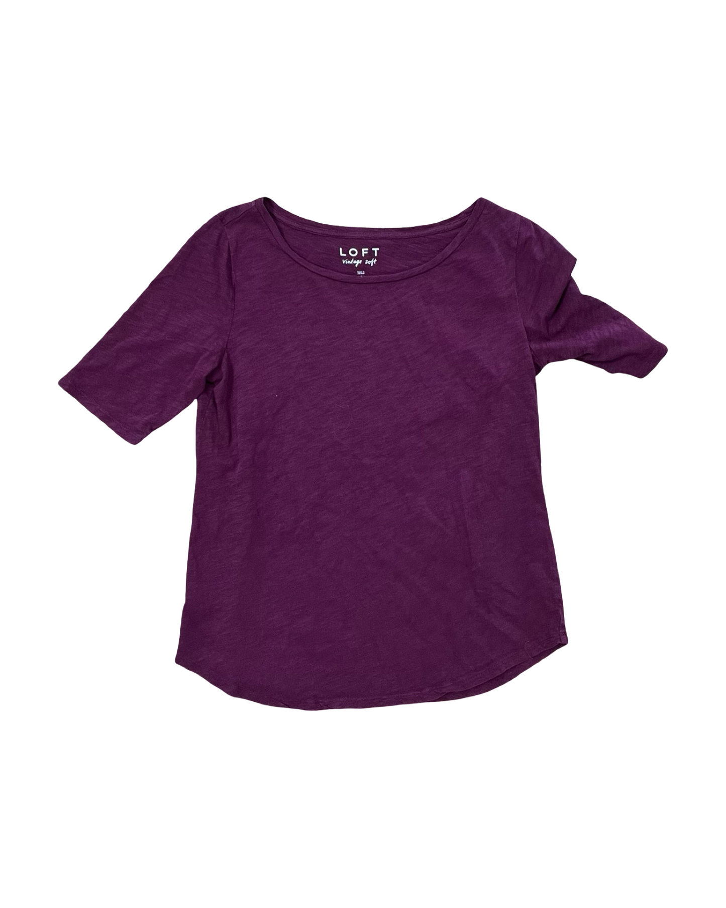 Top Ss By Loft In Maroon, Size:S