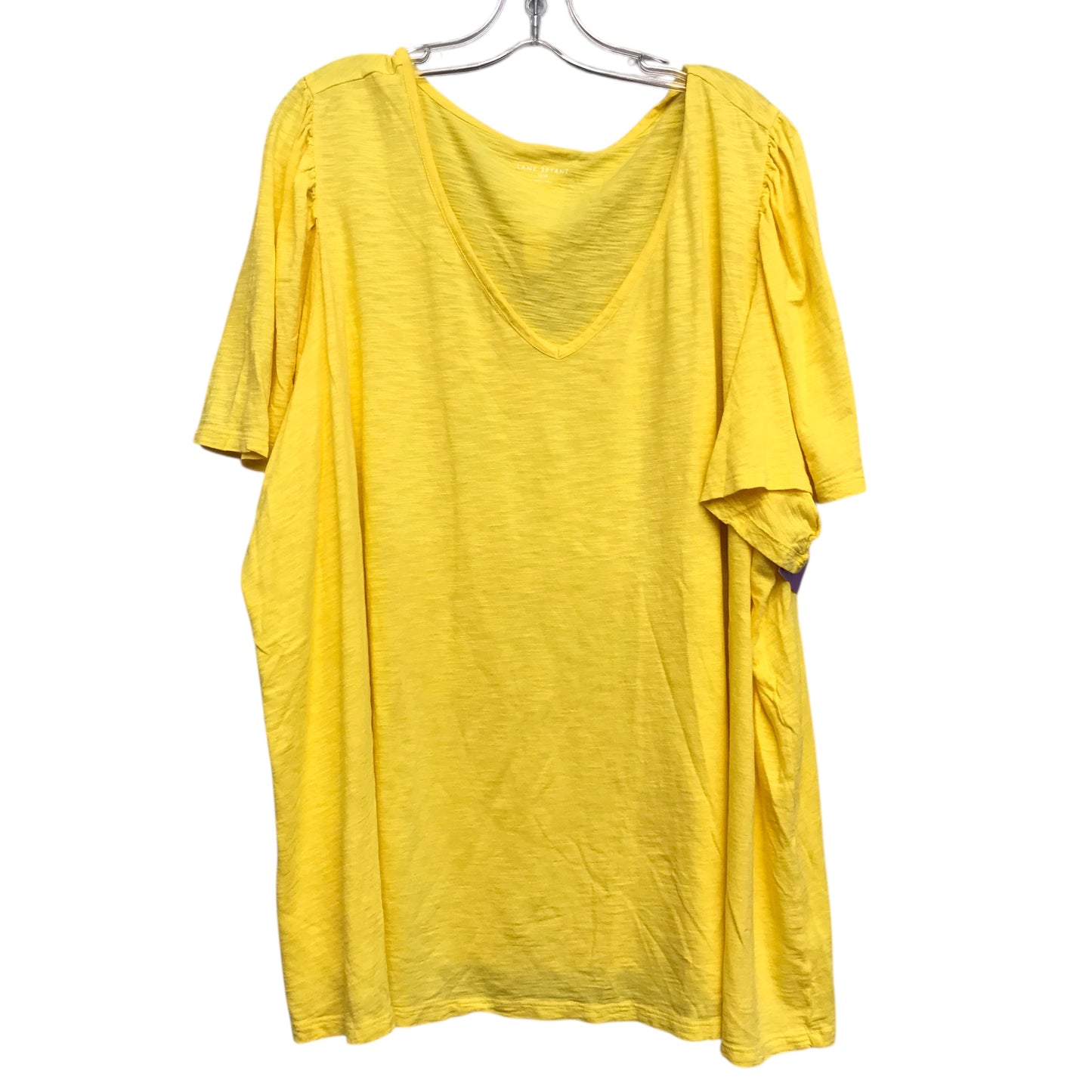 Top Ss By Lane Bryant In Yellow, Size:4X