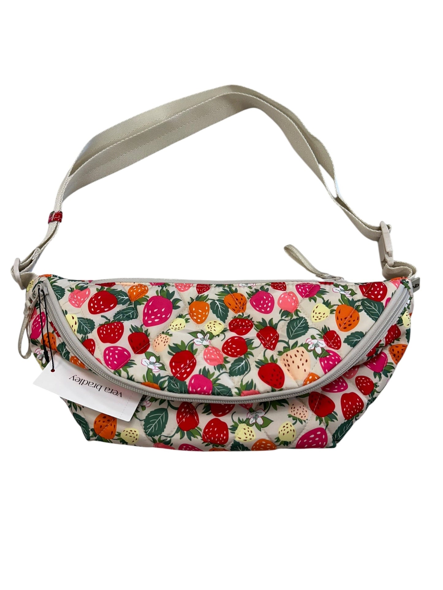 Belt Bag By Vera Bradley In Pink & Tan, Size:Medium