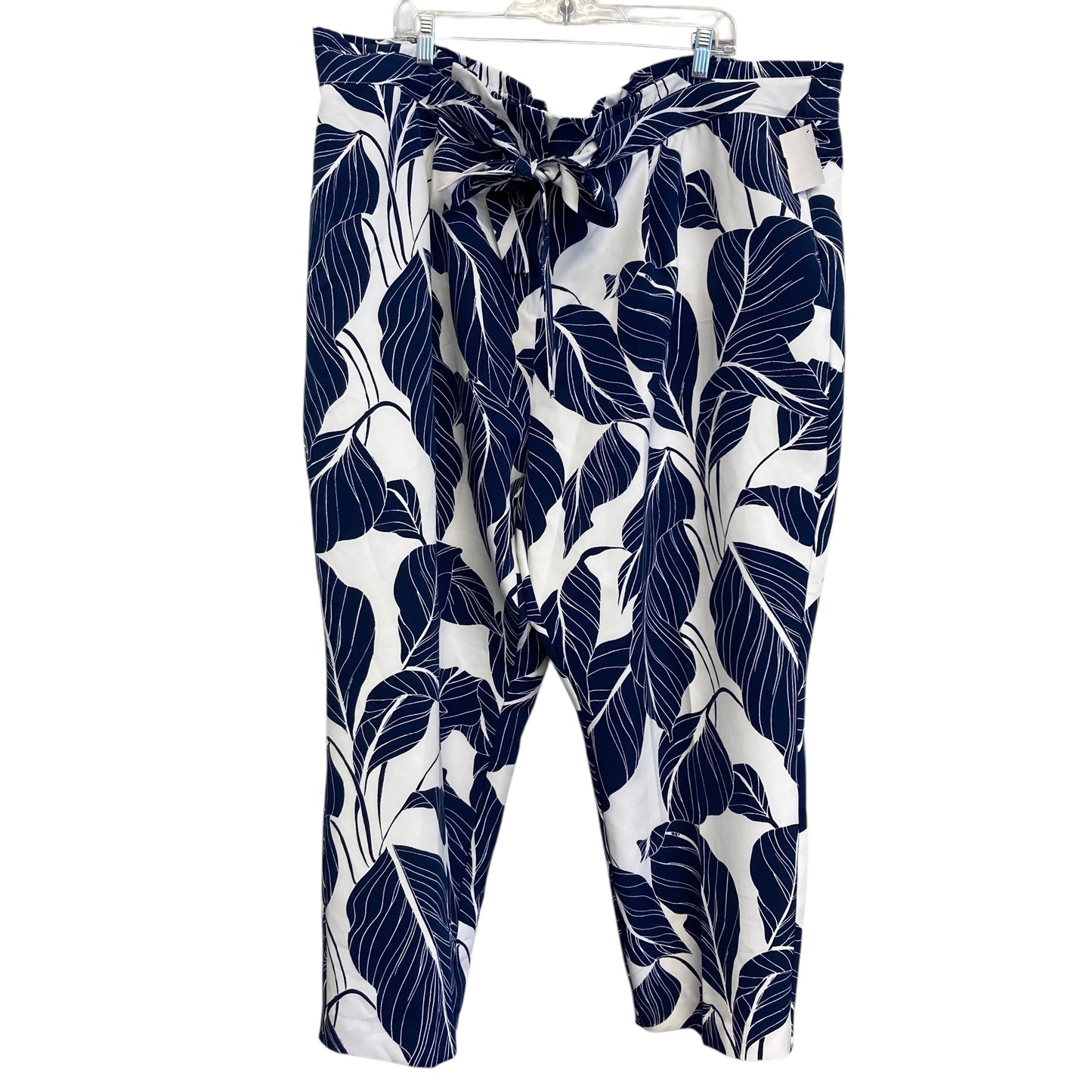 Pants Lounge By Liz Claiborne In Blue & White, Size:24