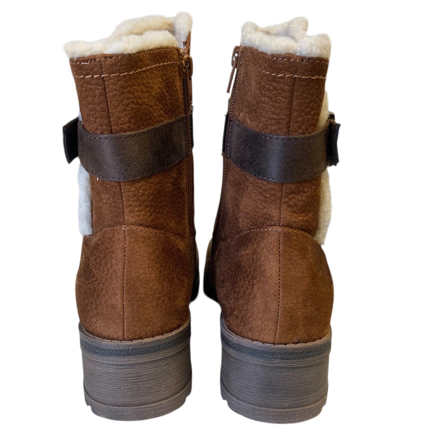 Boots Ankle Heels By Sonoma In Brown, Size:7.5