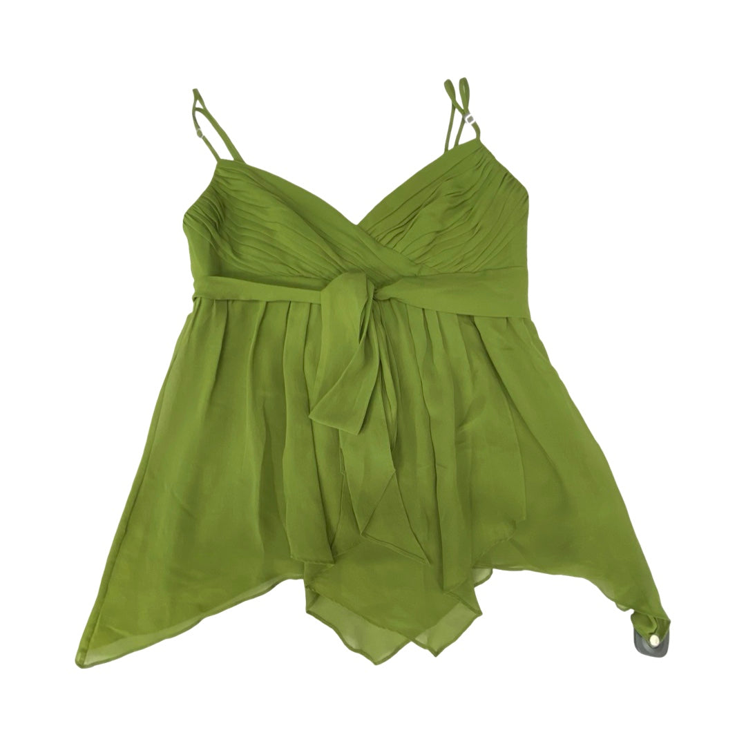 Top Sleeveless By Bcbgmaxazria In Green, Size:Xs