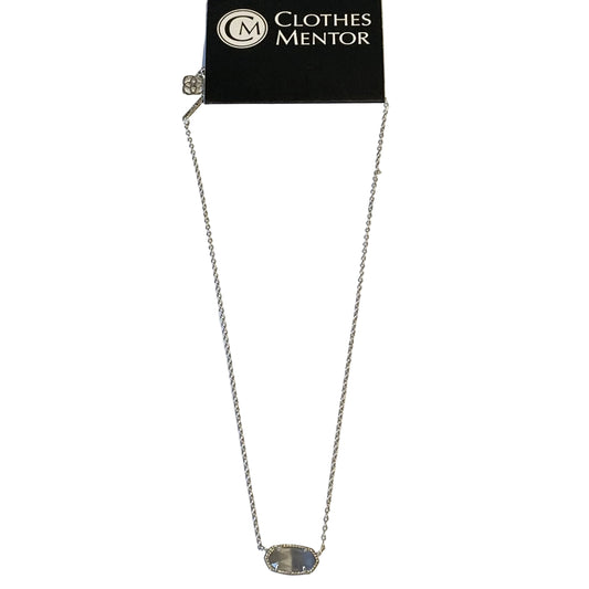 Necklace Chain By Kendra Scott In Grey & Silver