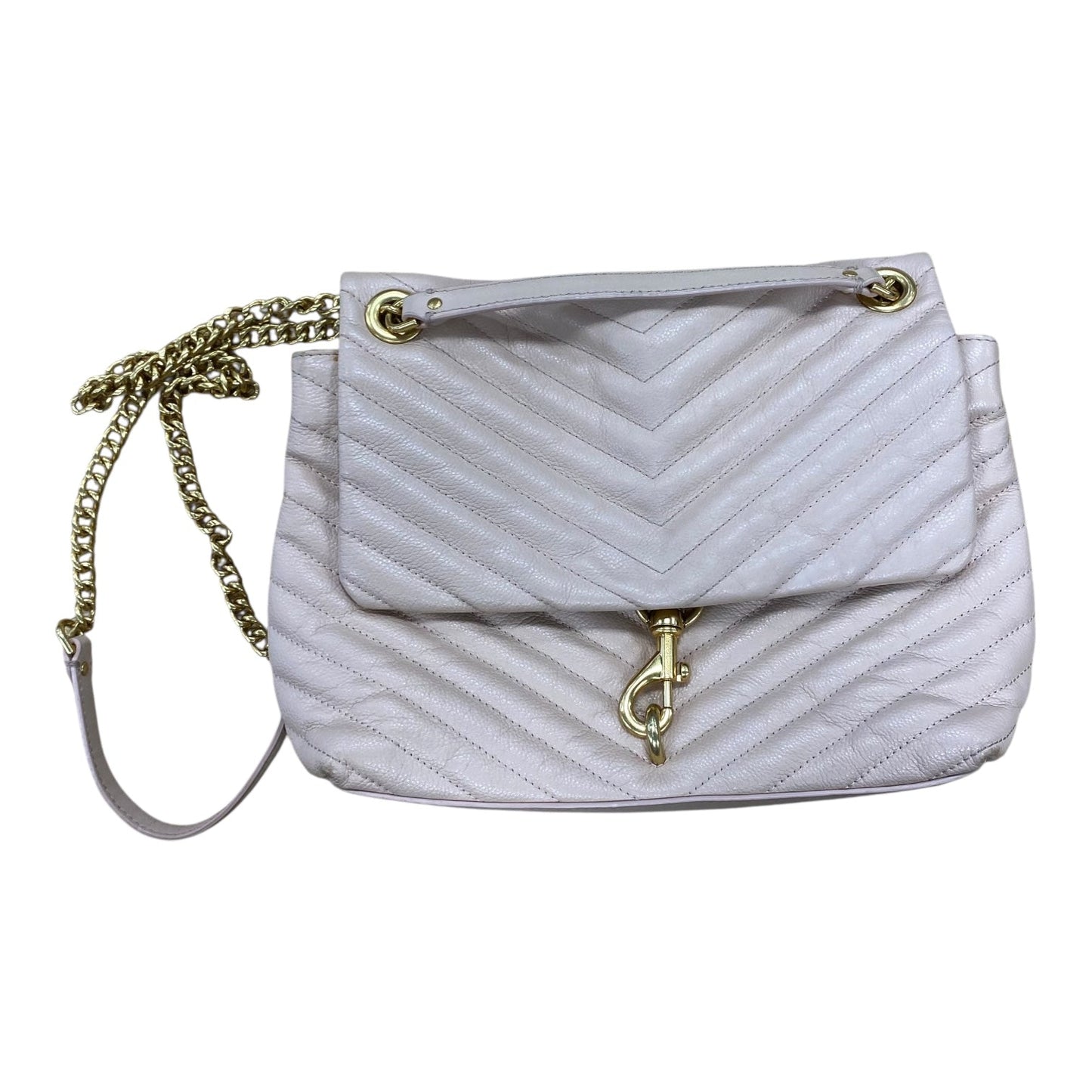 Crossbody Designer By Rebecca Minkoff In Cream, Size:Medium