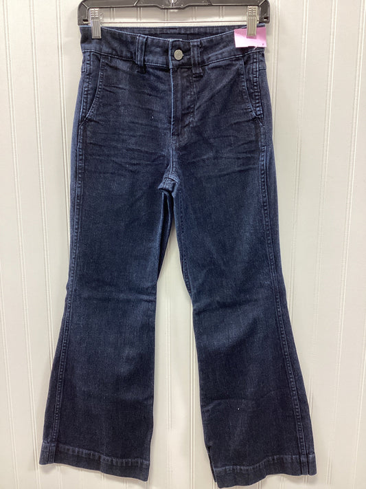 Jeans Boot Cut By J. Crew In Blue Denim, Size:0