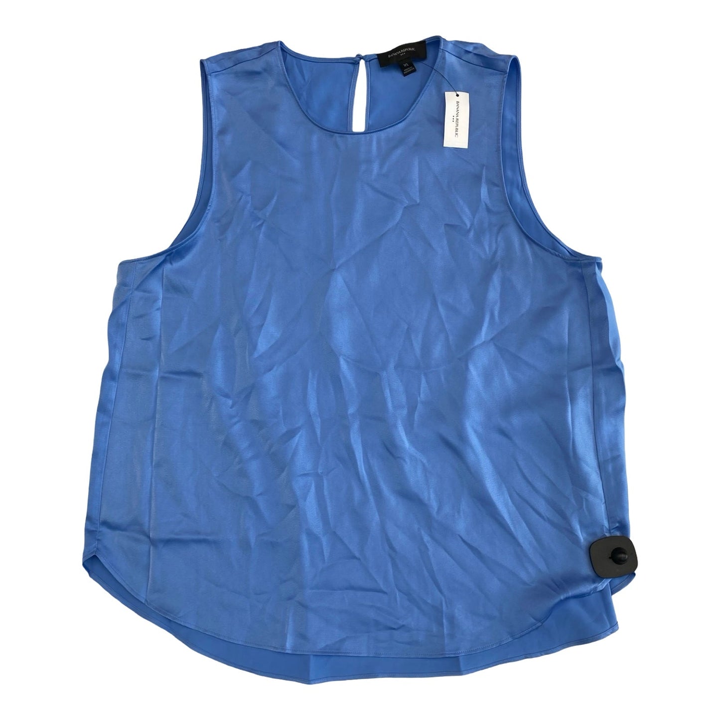 Top Sleeveless By Banana Republic In Blue, Size:Xl