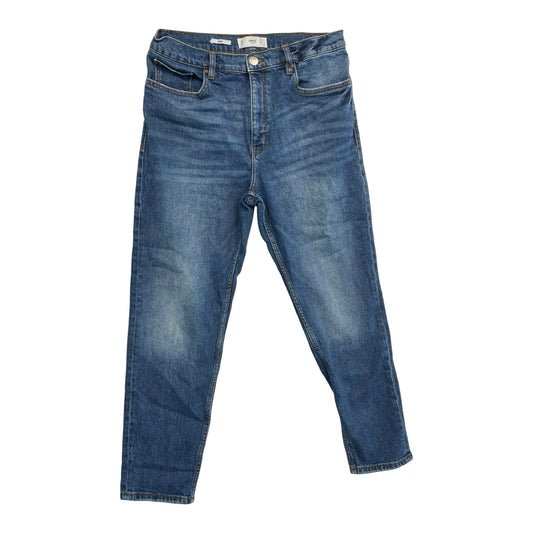 Jeans Straight By Mng In Blue Denim, Size:10