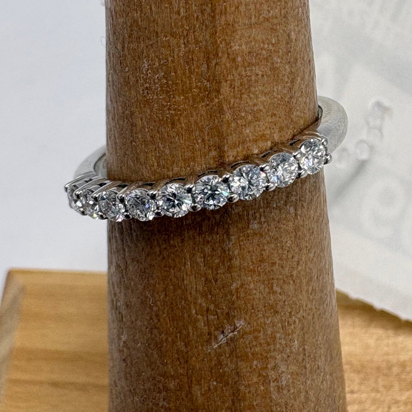 Tiffany & Company Forever Diamond Luxury Ring in Platinum, Size: 5.5