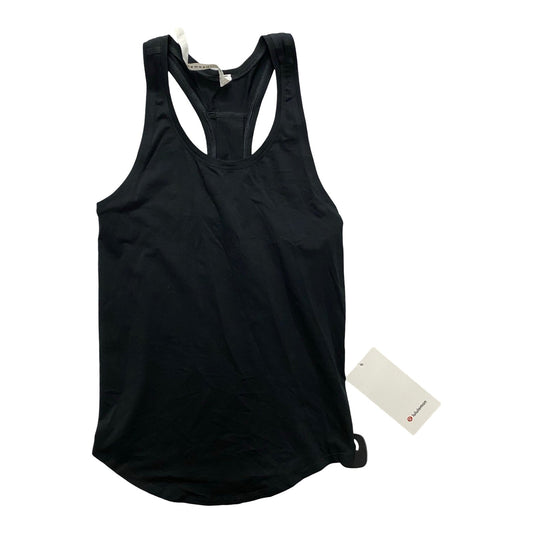 Athletic Tank Top By Lululemon In Black, Size:2