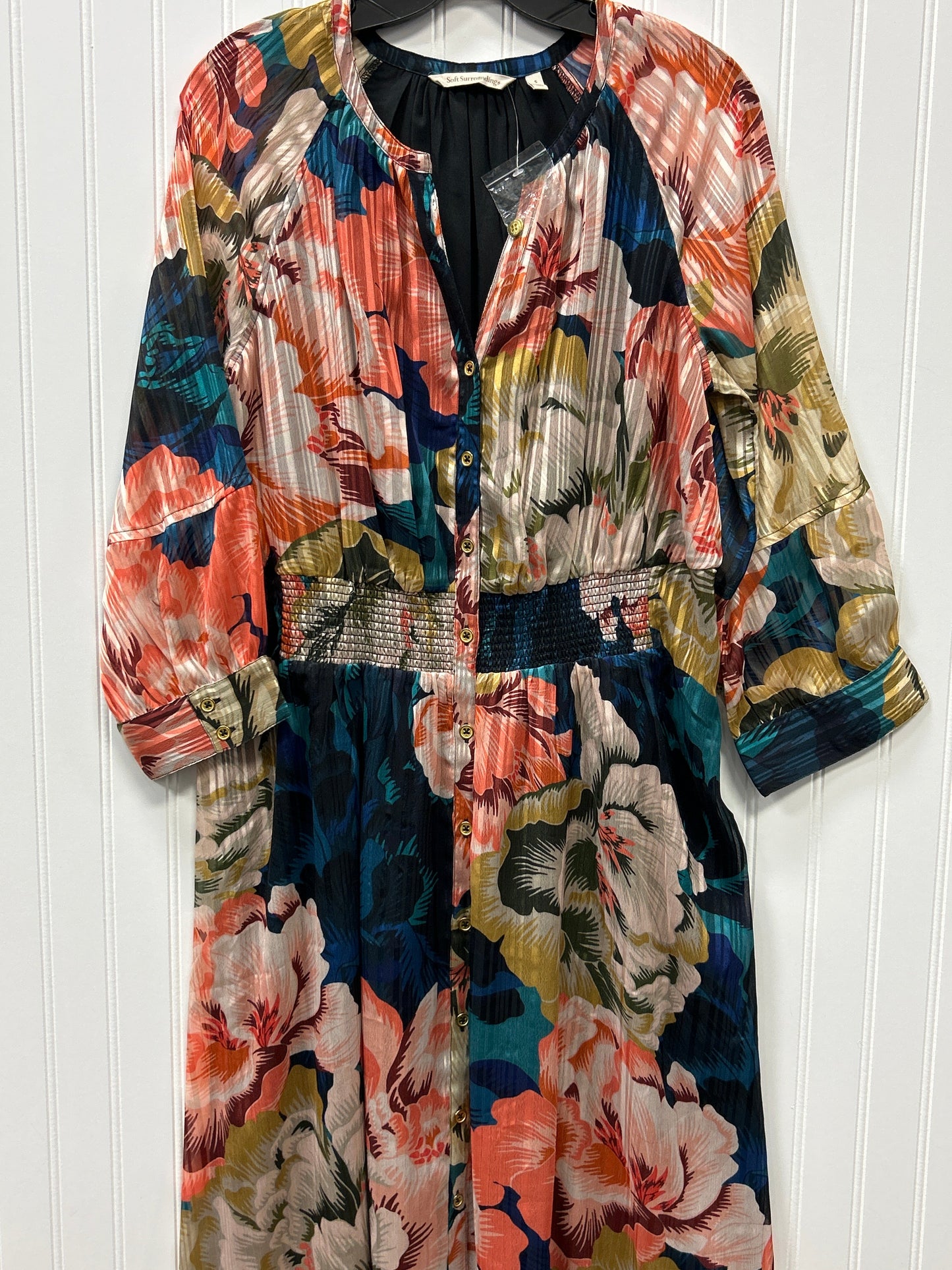 Dress Casual Maxi By Soft Surroundings In Multi, Size:S