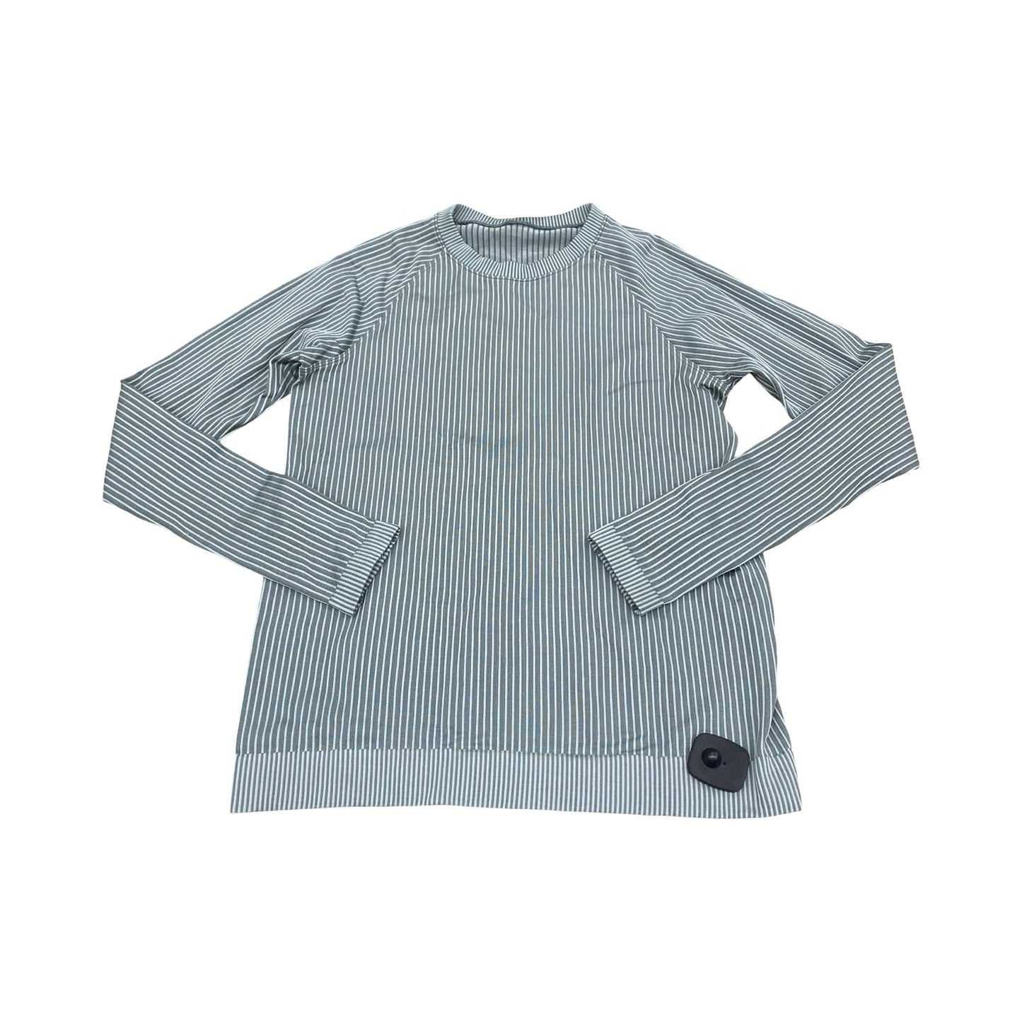 Athletic Top Ls Crewneck By Lululemon In Green, Size:10