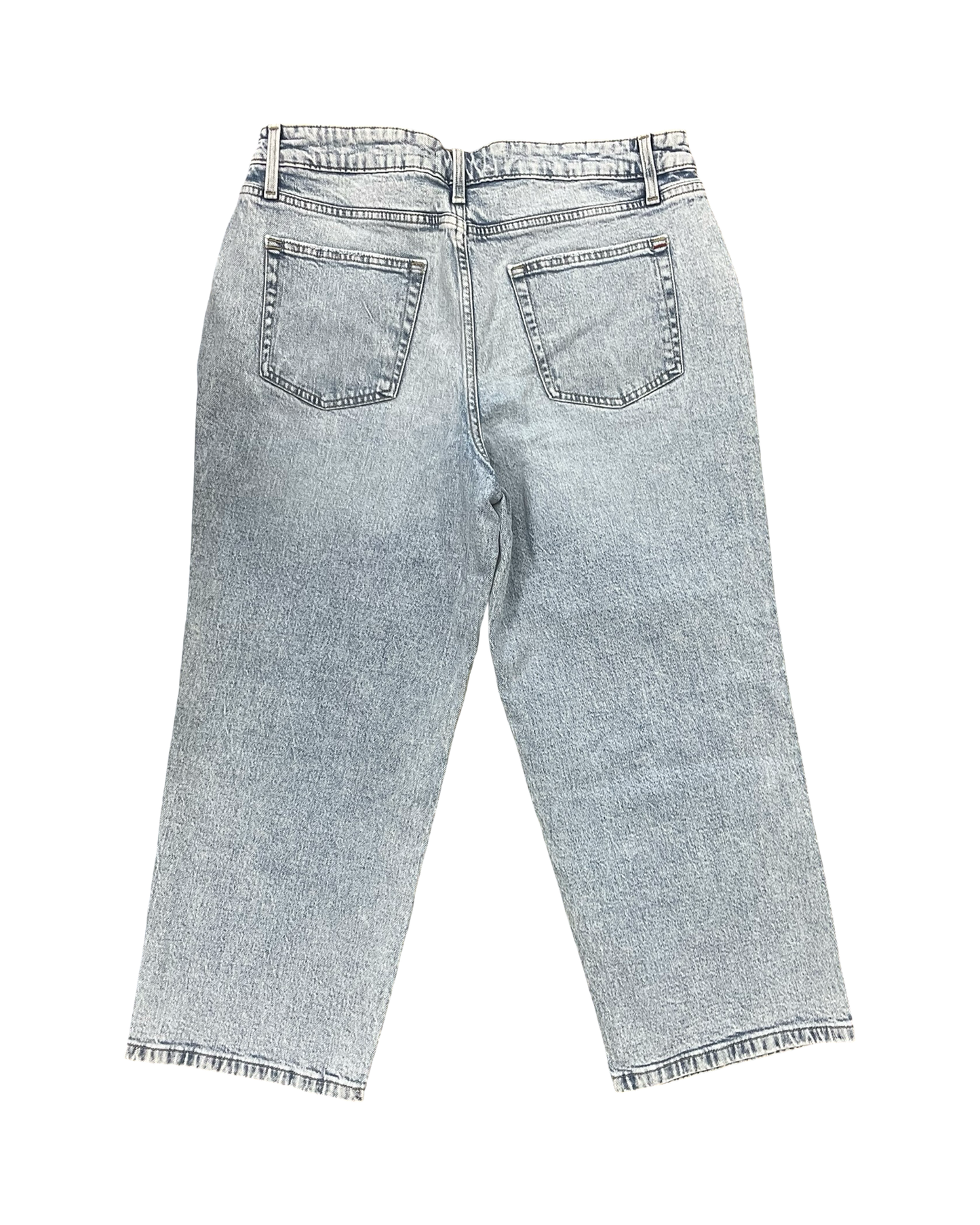 Jeans Straight By Edgely In Blue Denim, Size:16