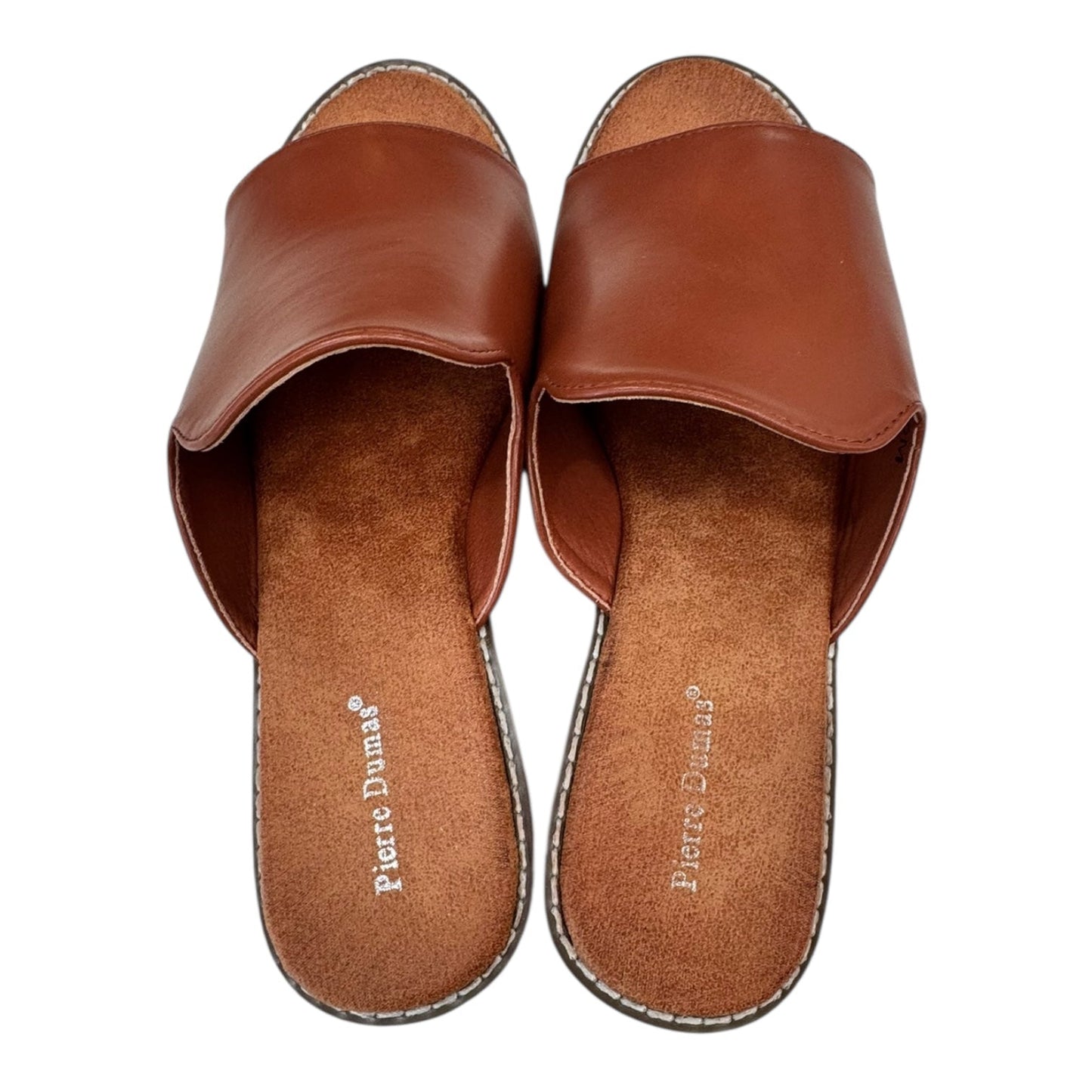 Sandals Heels Platform By Pierre Dumas In Brown, Size:10