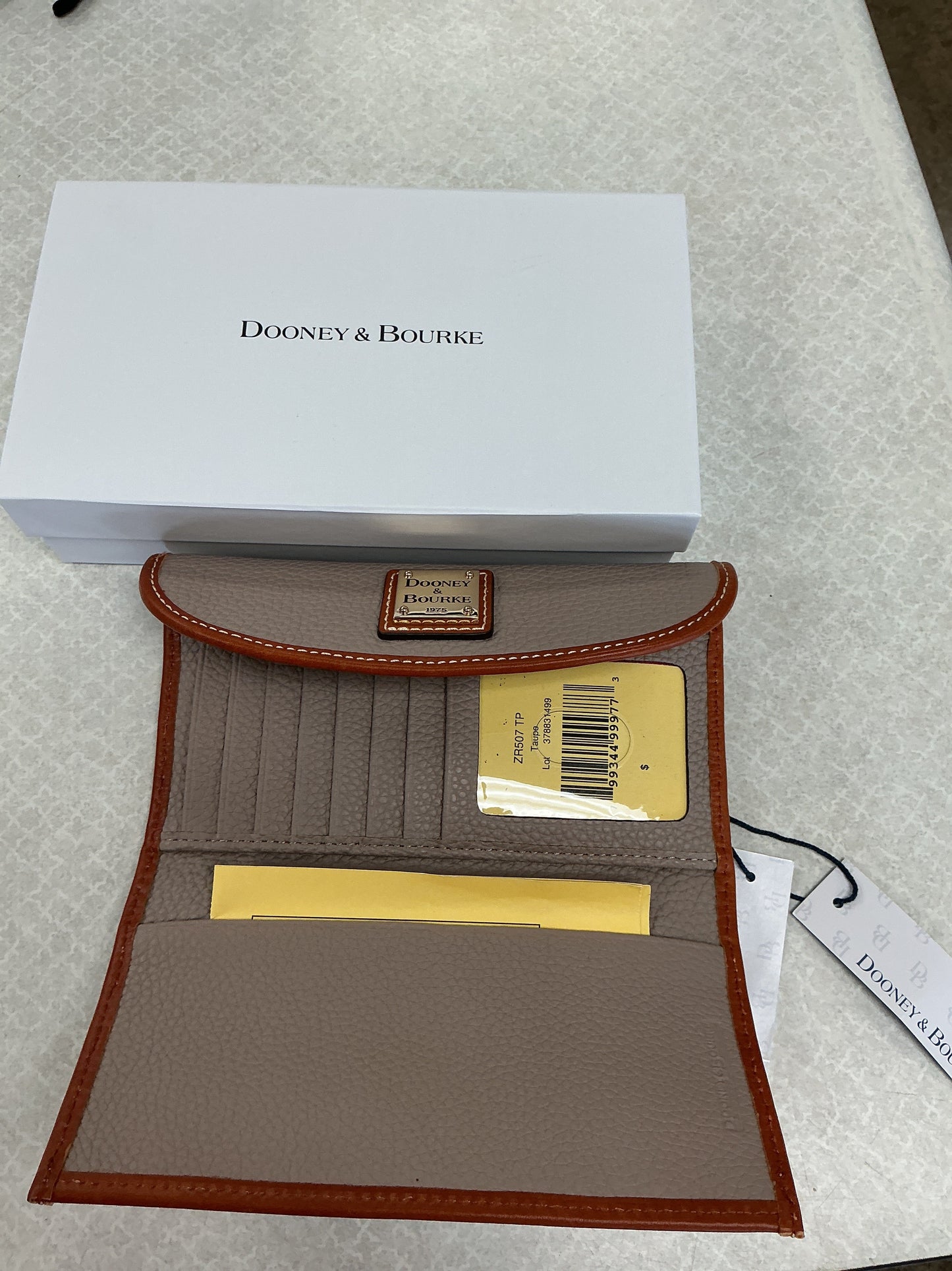 Wallet Designer By Dooney And Bourke In Taupe, Size:Medium