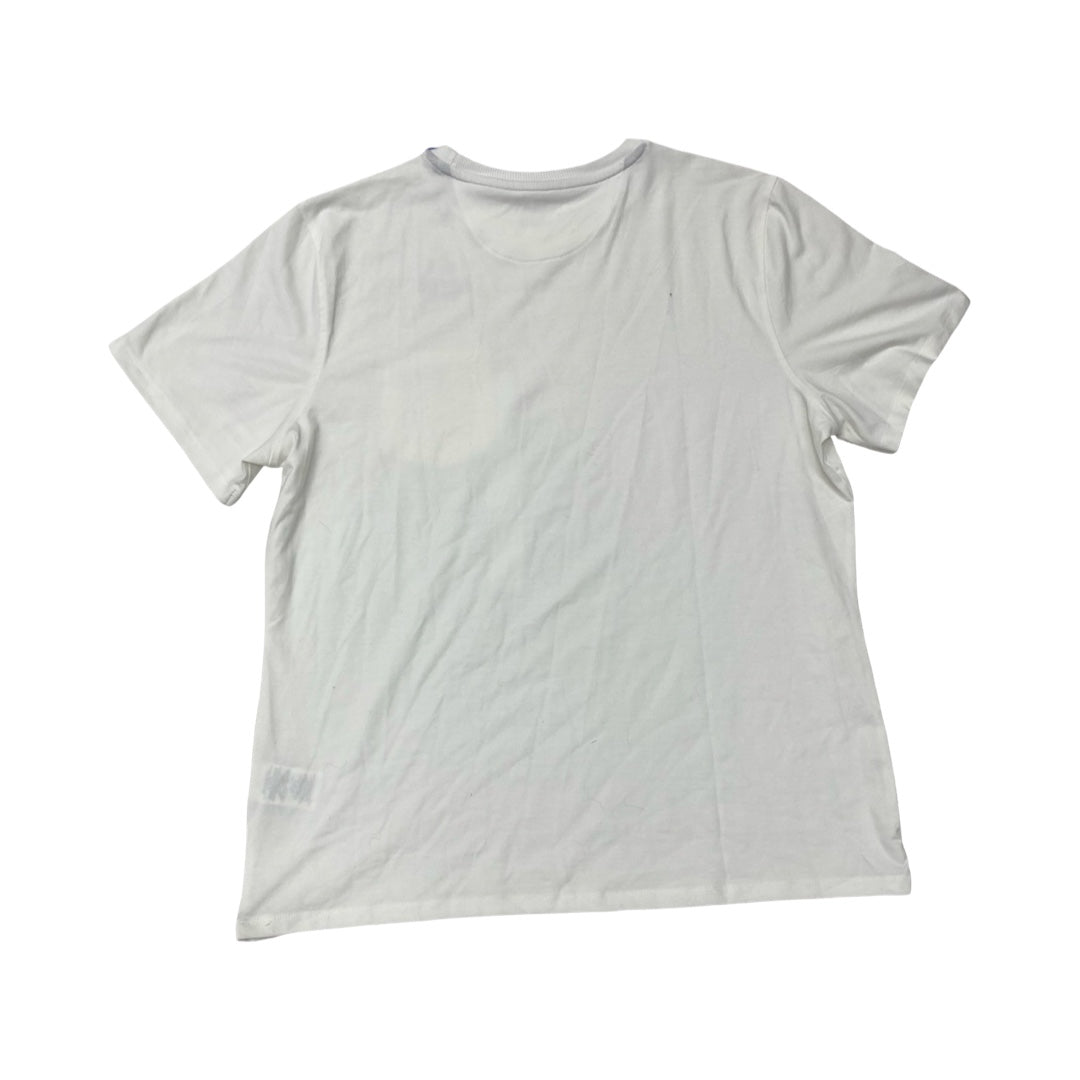 Athletic Top Ss By Fila In White, Size:L