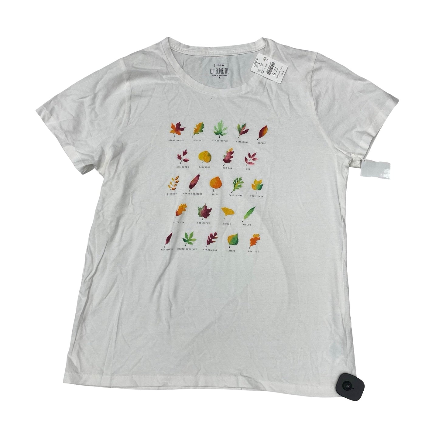 Top Ss Basic By J. Crew In White, Size:L
