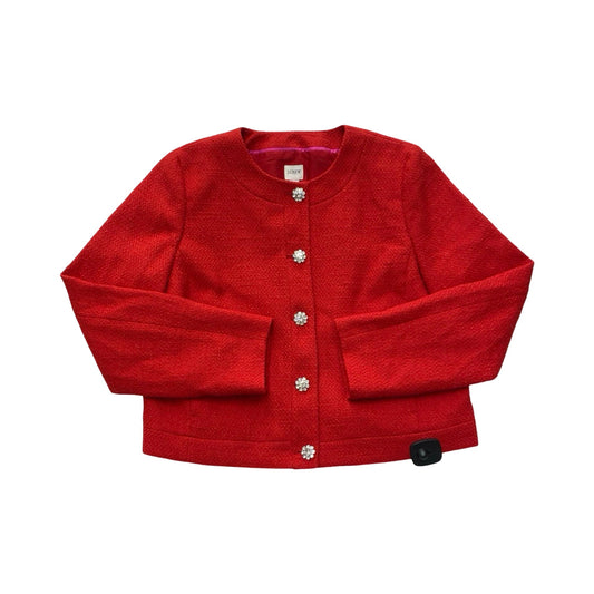 Blazer By J. Crew In Red, Size:12