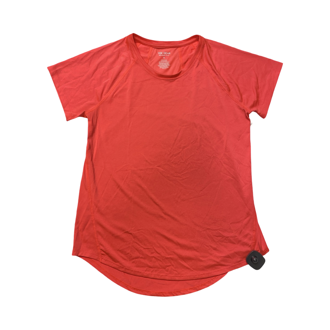 Athletic Top Ss By Tek Gear In Pink, Size:M