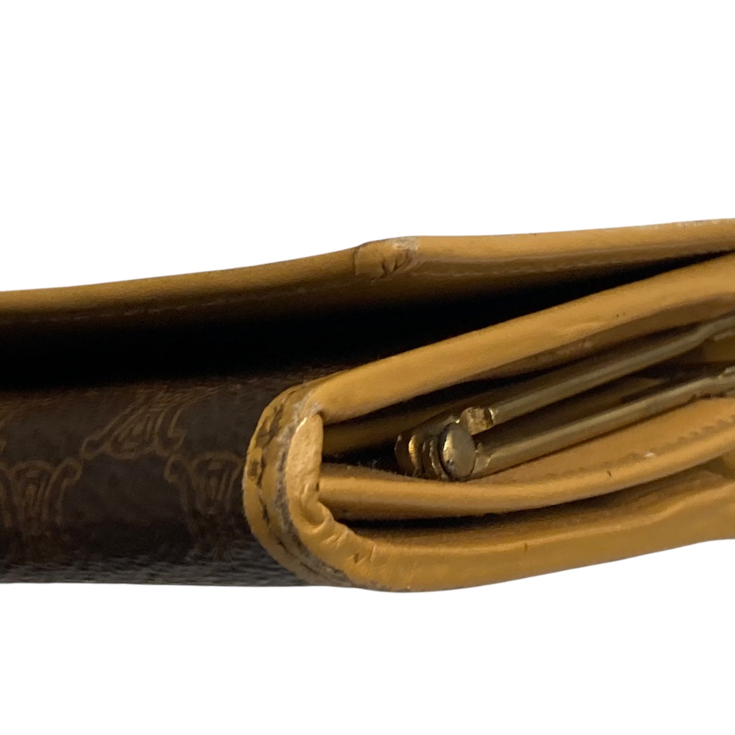 Wallet Luxury Designer By Celine In Brown & Tan, Size:Large