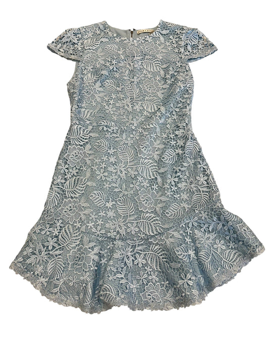 Dress Designer By Alice + Olivia In Blue, Size:S